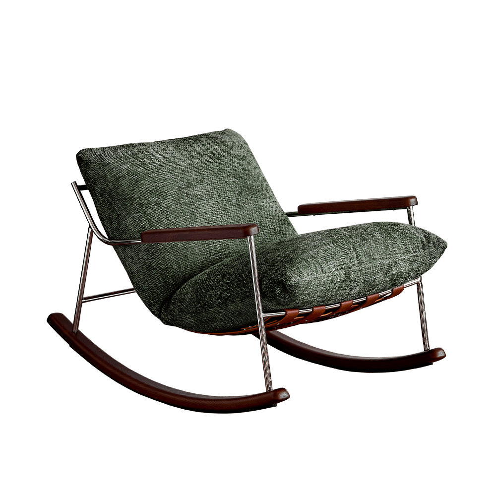 Fika Green Rocking Chair Recliner