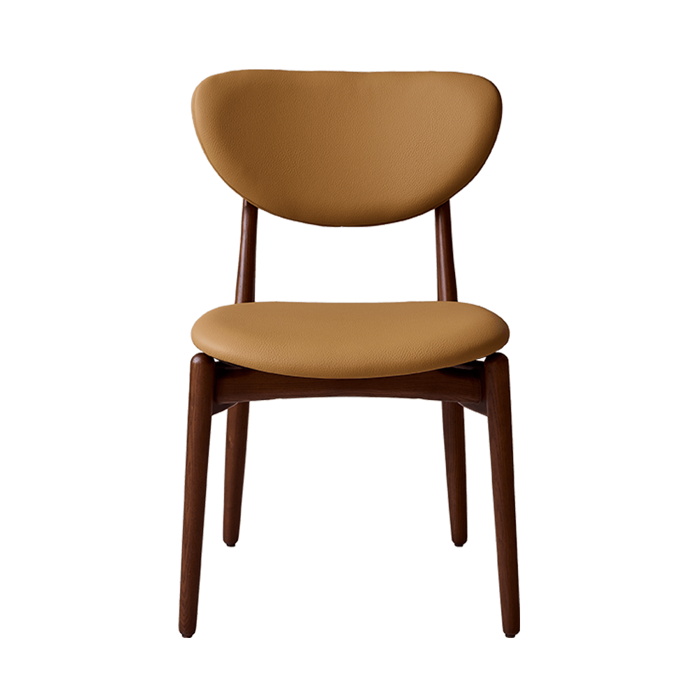 Layla Camel Leather Dining Chair