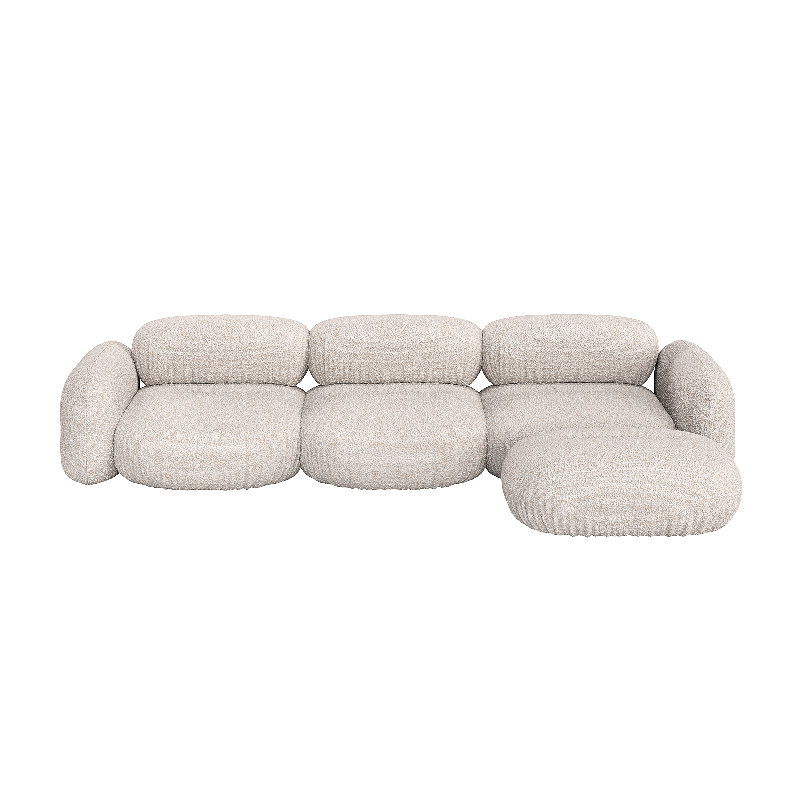 Ondo Sofa/ 4-Seater with Ottoman - grado