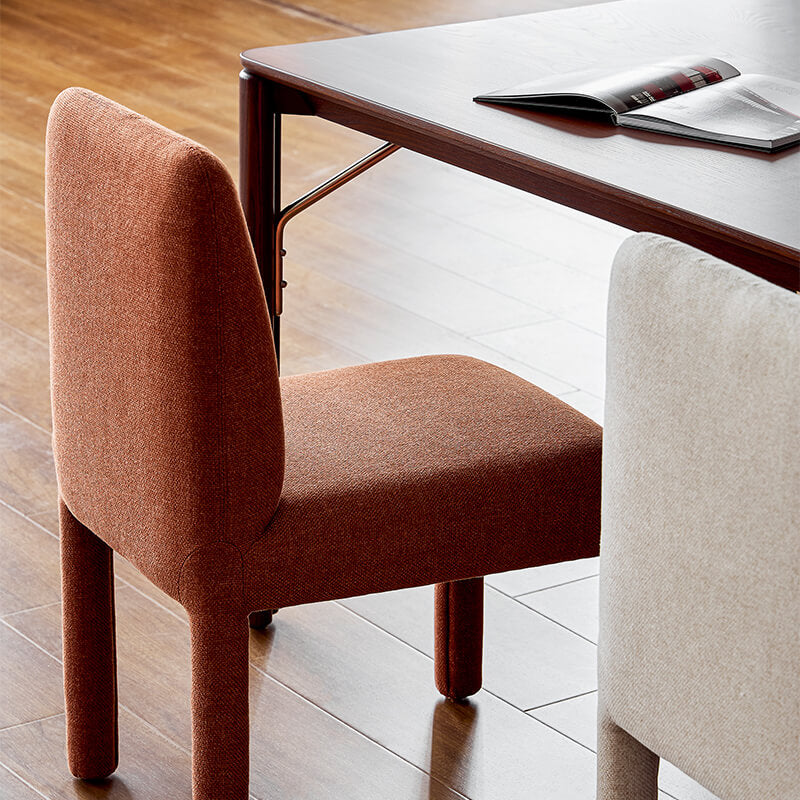 Plum Red modern dining chair