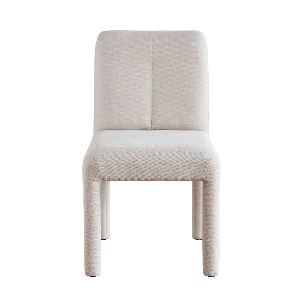 Plum White modern dining chair