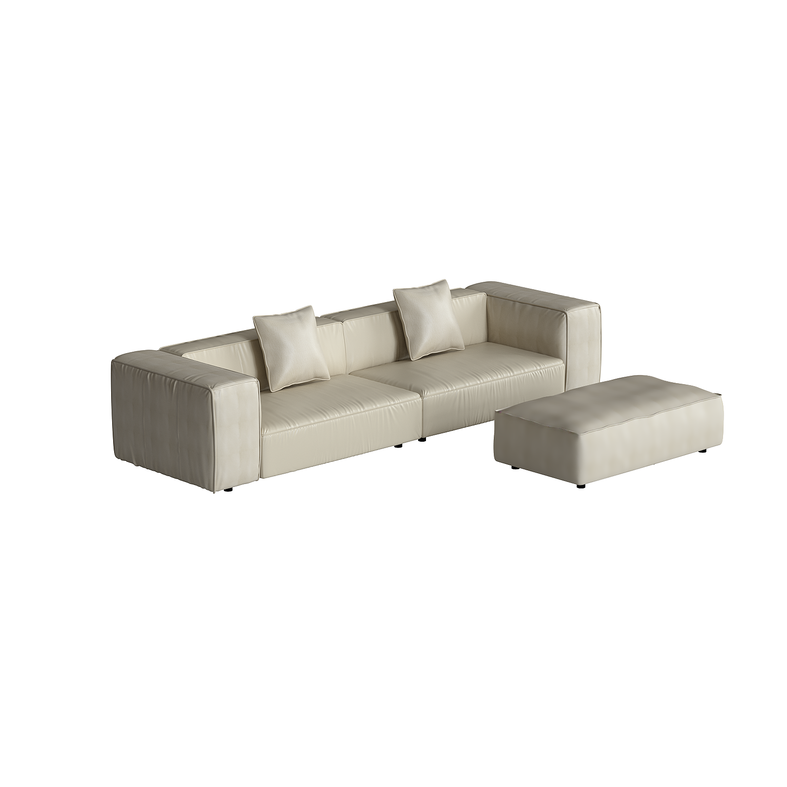 Butter Sofa Soft / Wide Armrests - 5-Seater - grado